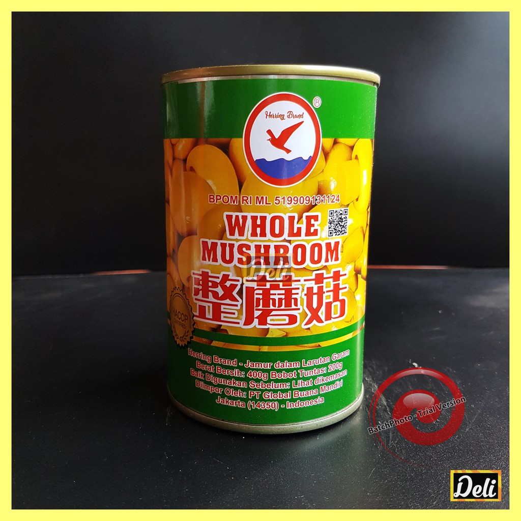 

Herring Brand Whole Mushroom 400gr / Jamur Kaleng Herring 400gr