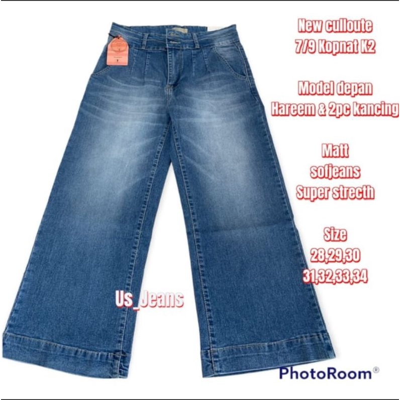 NEW KULOT MISS2000 ORIGINAL/PREMIUM JEANS SUPER DENIM IMPORT SIZE 27-34