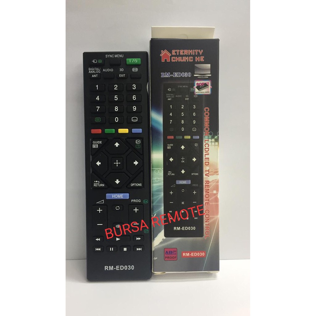 Remot / Remote SONY LCD LED BAVIA RM ED030 / ECERAN Dan GROSIR