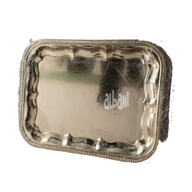 Nampan Arab Persegi Besar / Nampan Murah / Nampan Stainless