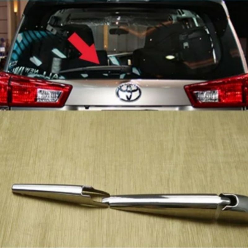 cove wiper variasi chrome / wiper belakang mobil Innova Ribon