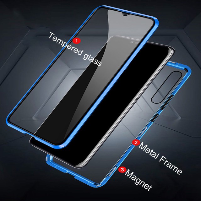 Vivo Z1 Pro Magnetic Case Tempered Glass Premium