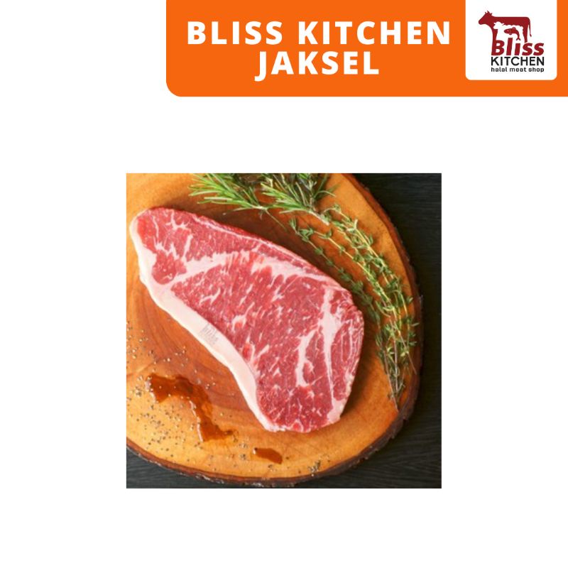 

Ebony Black Australian Black Angus Beef Sirloin Steak MB4+ 200gr