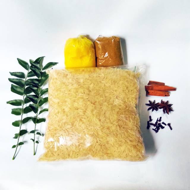 

Bumbu Nasi Kebuli Berasnya Basmati Premium Gold Lengkap Bumbu Tinggal Masak