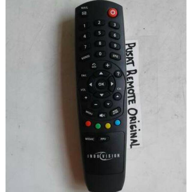 REMOT REMOTE RECEIVER PARABOLA INDOVISION ORIGINAL ASLI