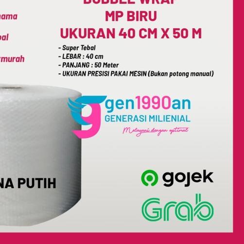 

Plastik Bubble Wrap 50 m x 40 cm Mulia Pak Orange TOMANG JAKBAR - Putih