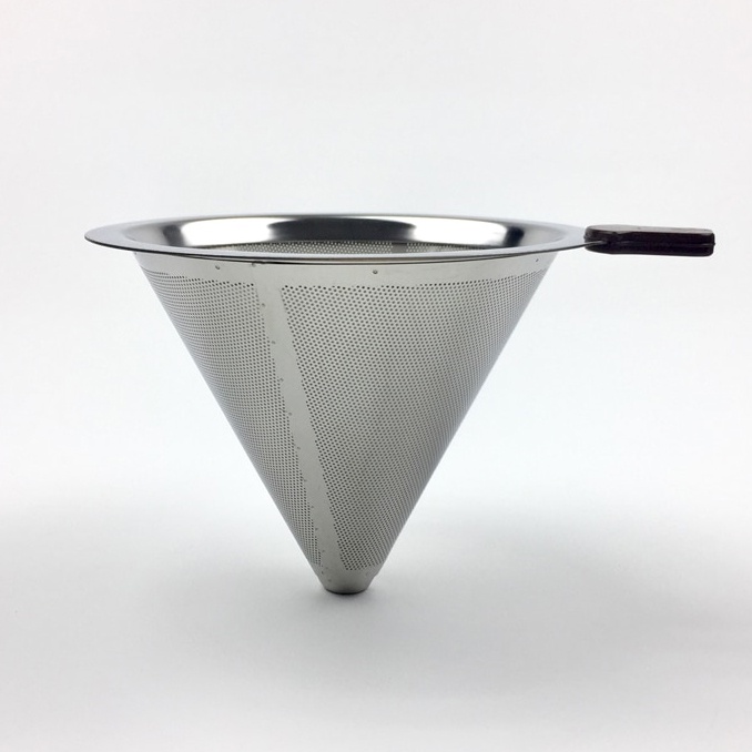 Filter Penyaring Kopi V60 Cone Coffee Dripper Filter Size Small - F-401 - Silver