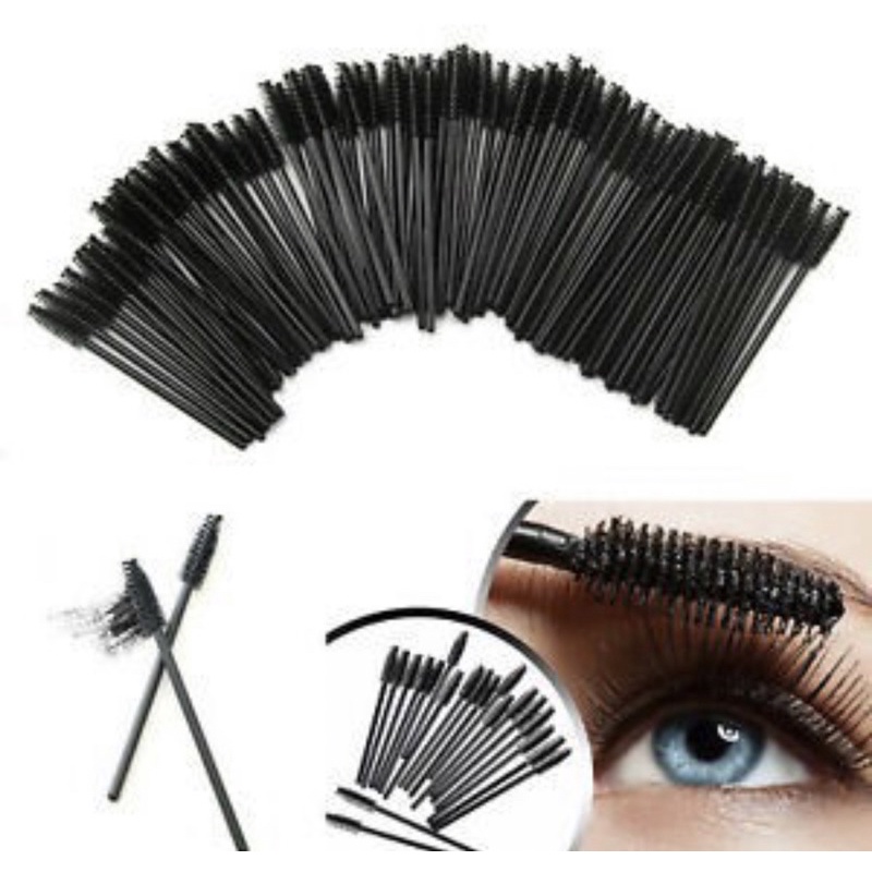 MASCARA WAND SISIR ALIS KUAS BULU MATA BULU MATA EXTENTION MAKEUP TOOL LIP BRUSH KUAS ALIS PORTABLE