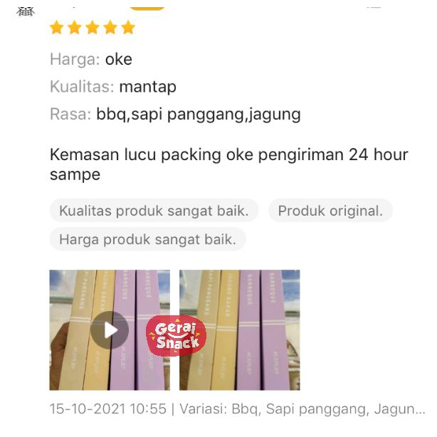 Mie lidi EJEP EJEP Mie Lidinya Lebih Renyah Bumbu Tebal Best Seller 66 g