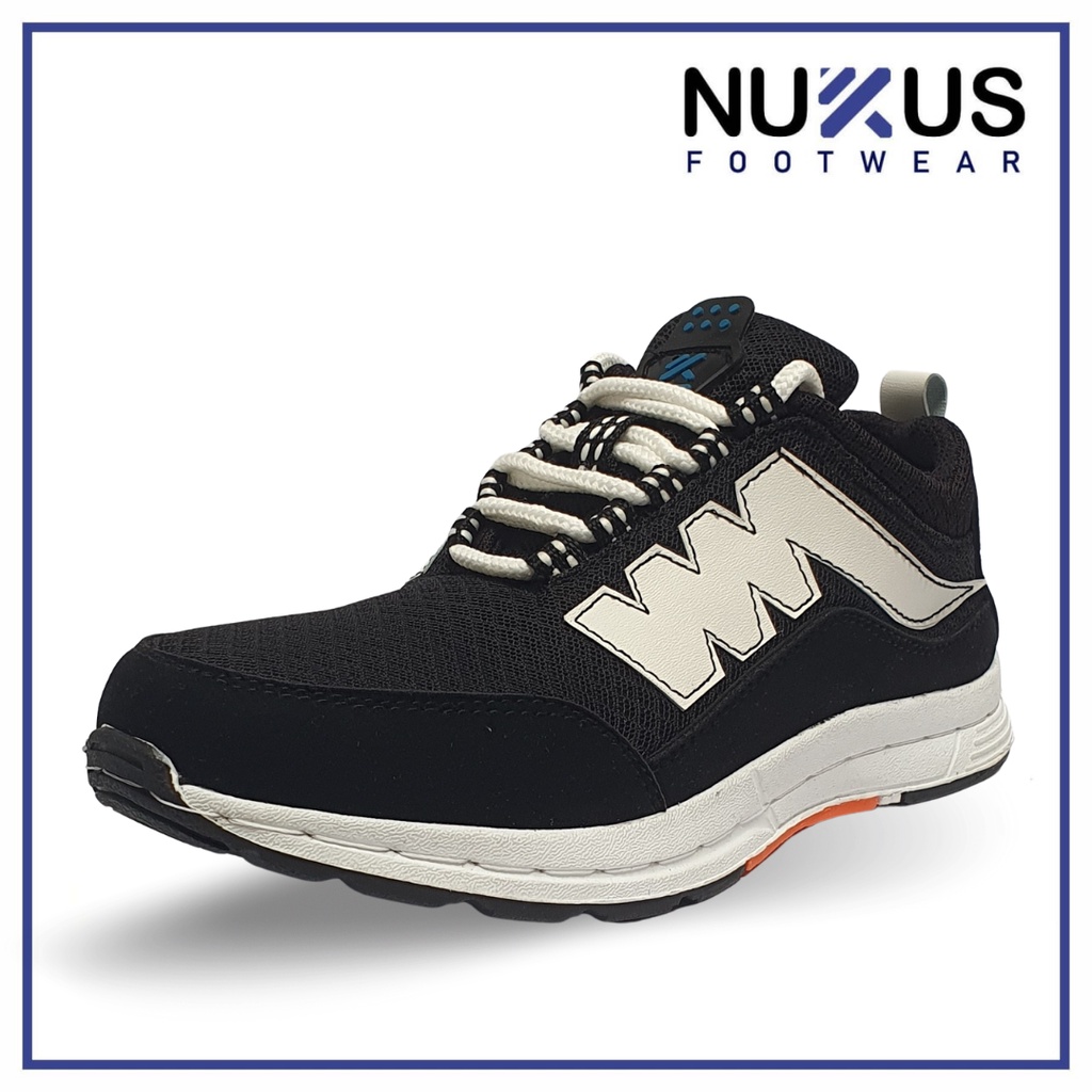 Nukus Sepatu Kets Running Pria Tali Putih - NKTM HP 04