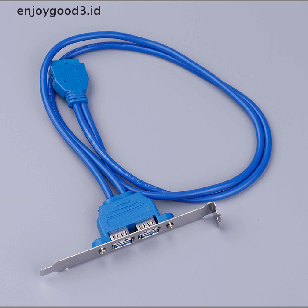 (Id) Panel Belakang Komputer 2 Port Usb 3.0 Ke Header 20-pin (Dd)