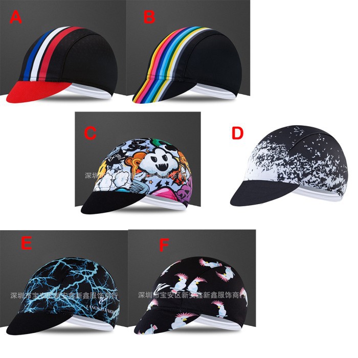 Cycling Cap Topi Sepeda Motif Lucu Bahan Premium Import II 2360