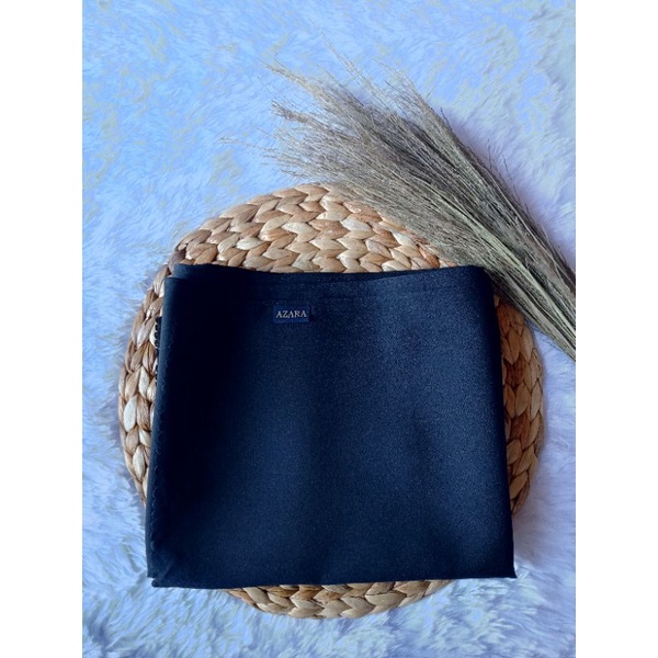 Pashmina Diamond Laser Cut Ori Azara-Hitam