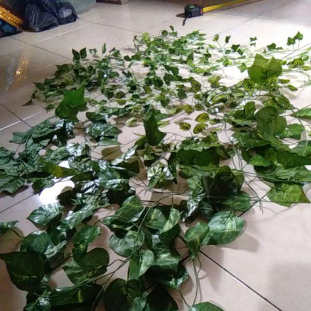 Satuan Rambat Kecil/daun Rambat Plastik/bunga Plastik/rumput Plastik/bunga Plastik/dekorasi Rumah