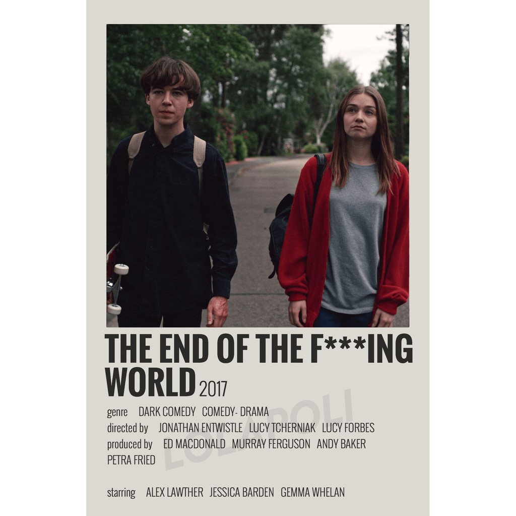 Poster Series TV Show The End of The F***ing World