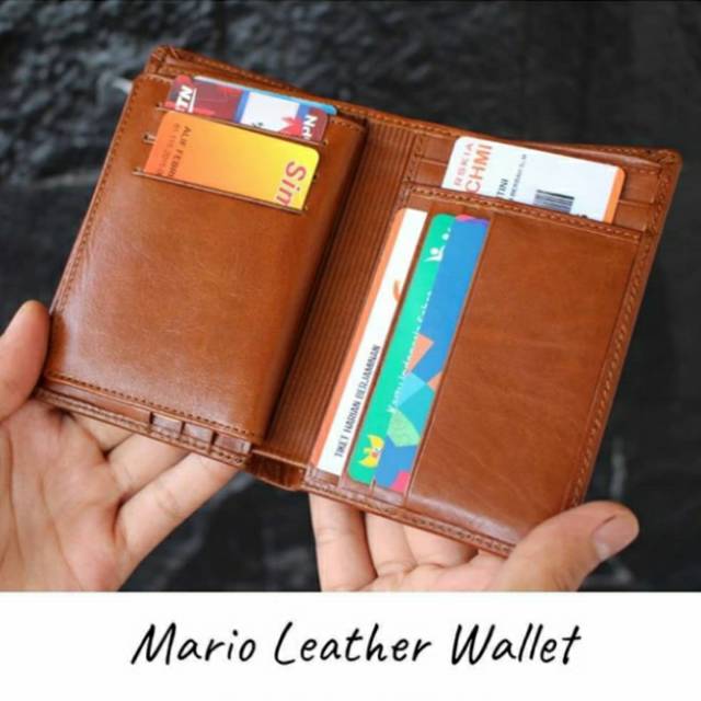 TERLARIS !! DOMPET KULIT ASLI PRIA MARIO FULL LEATHER / FREE GRAVIR NAMA KAMU DI DOMPET