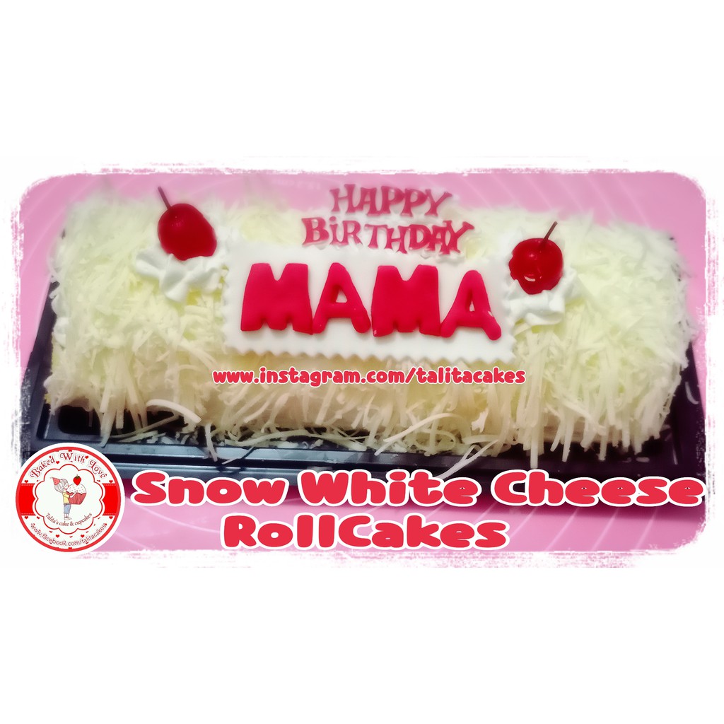 

Snow White Cheese Roll Cake Keju Roll Bolu Cake