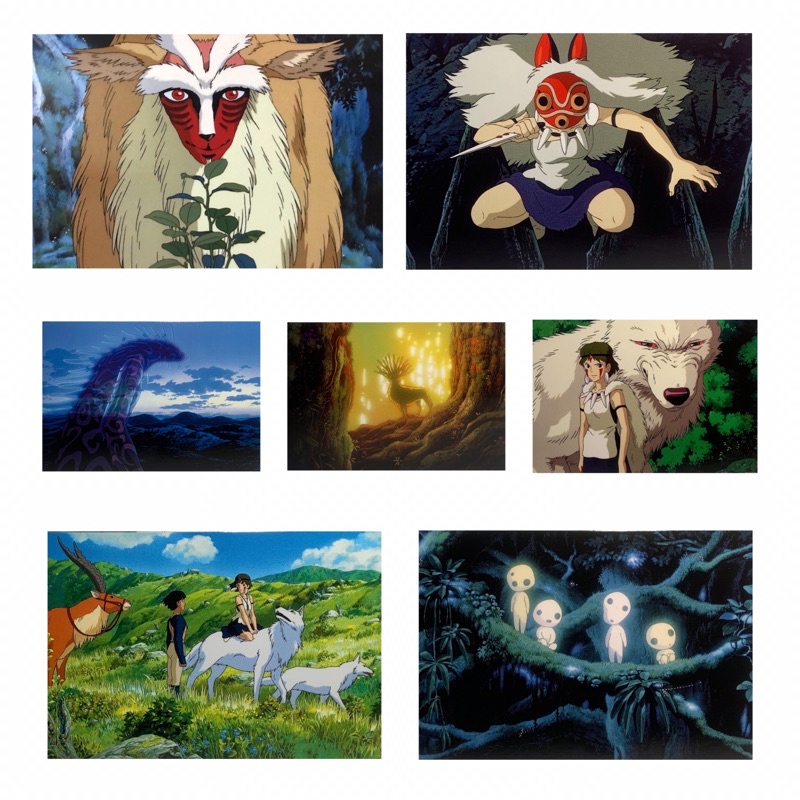 

Princess Mononoke Ghibli Post Card Kartu Pos Official