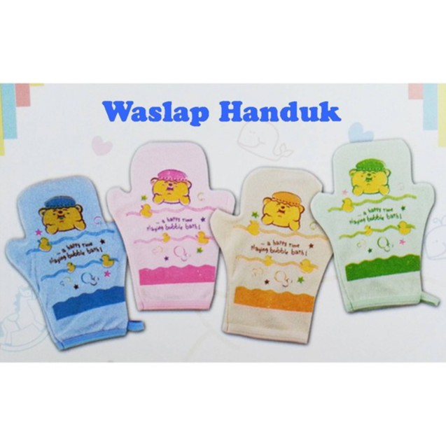 Promo !! KIDDY Waslap Bayi Kiddy Baby Sablon-WASLAP KIDDY 3777