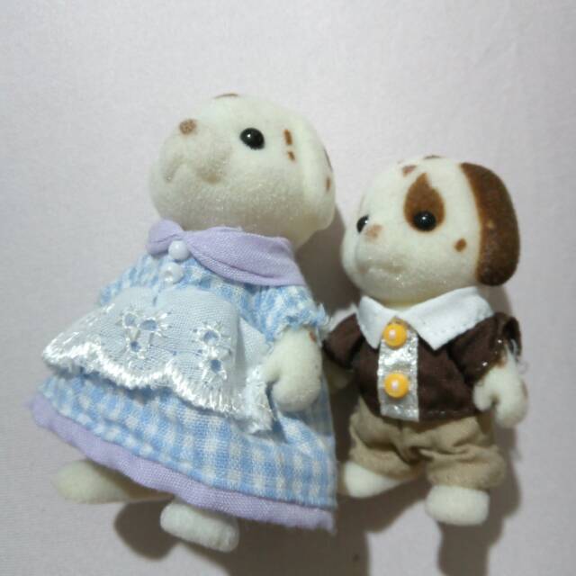 Sylvanian Bundling Katherine Timbertop, Fox, Choco Dalmation, Badger