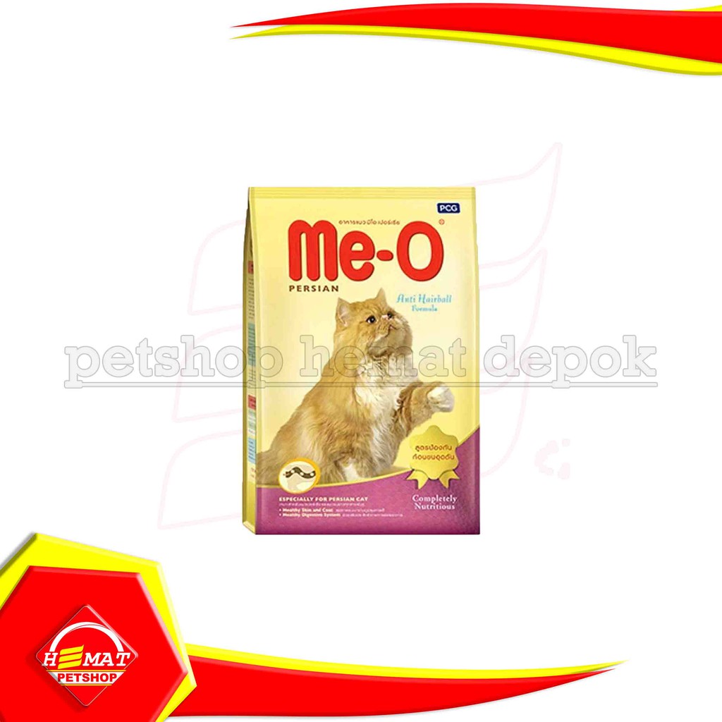 Makanan Kucing MEO Persian Anti Hairball 1,1 Kg Cat Food 1,1Kg