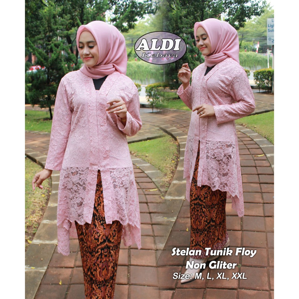 Kebaya kuno - kebaya modern terpopuler - set kebaya brukat floy kurung - kebaya set batik - kebaya