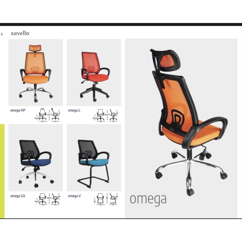 kursi kantor kursi kerja savello omega