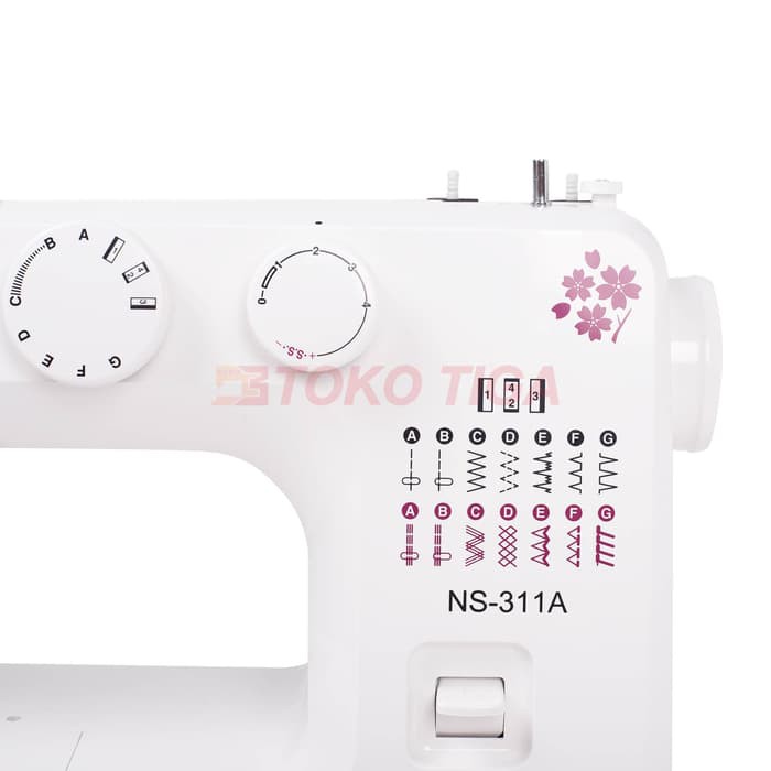 Mesin Jahit JANOME NS-311A / NS311A (Portable Multifungsi Mini)