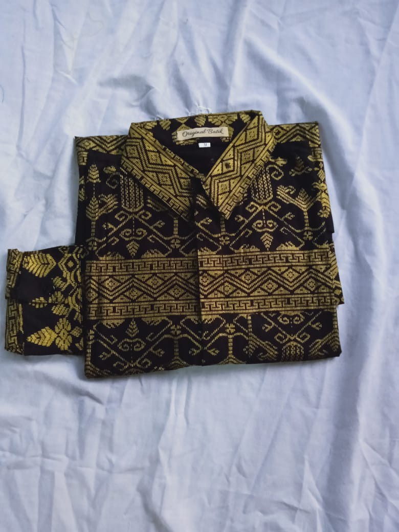 Kemeja Batik Semi Sutra Silky Premium Puring Istimewa