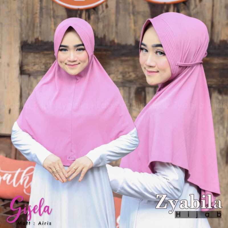 Hijab tali pet antem size L bisa cod