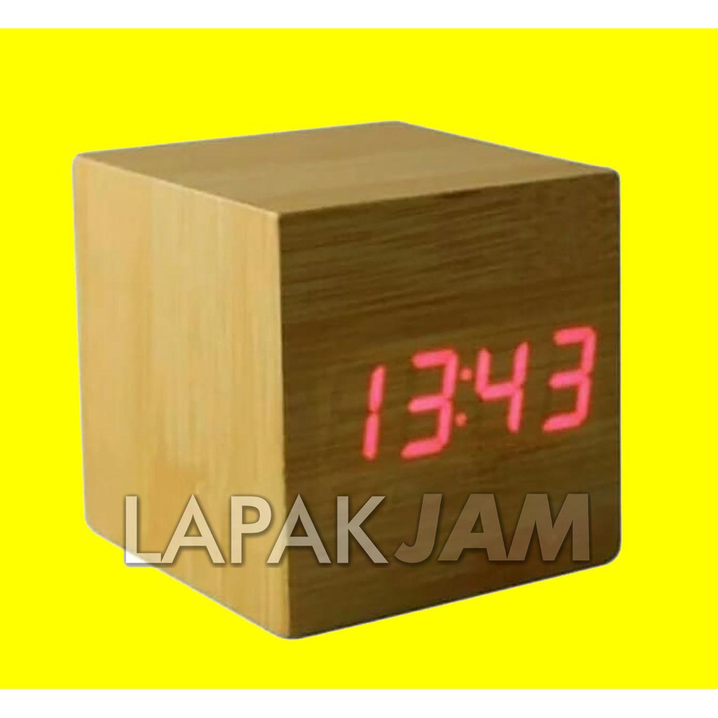 Jam Weker Kotak Alarm Clock Unik Bagus Murah ESA 6503