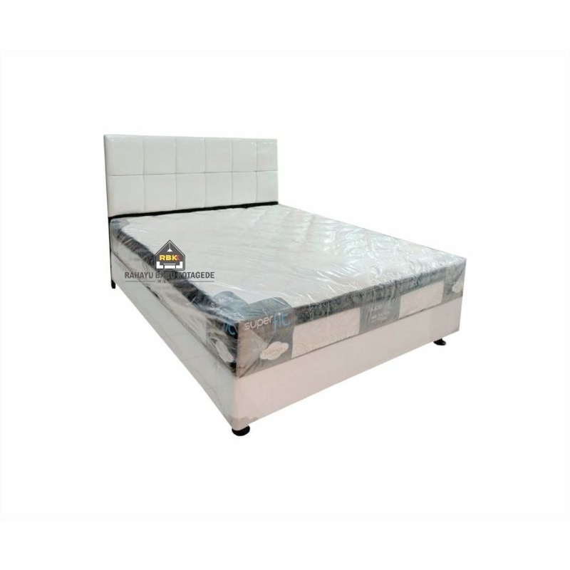 Springbed Set Comforta Neo Silver + Divan Alaska 160 x 200 Jogja