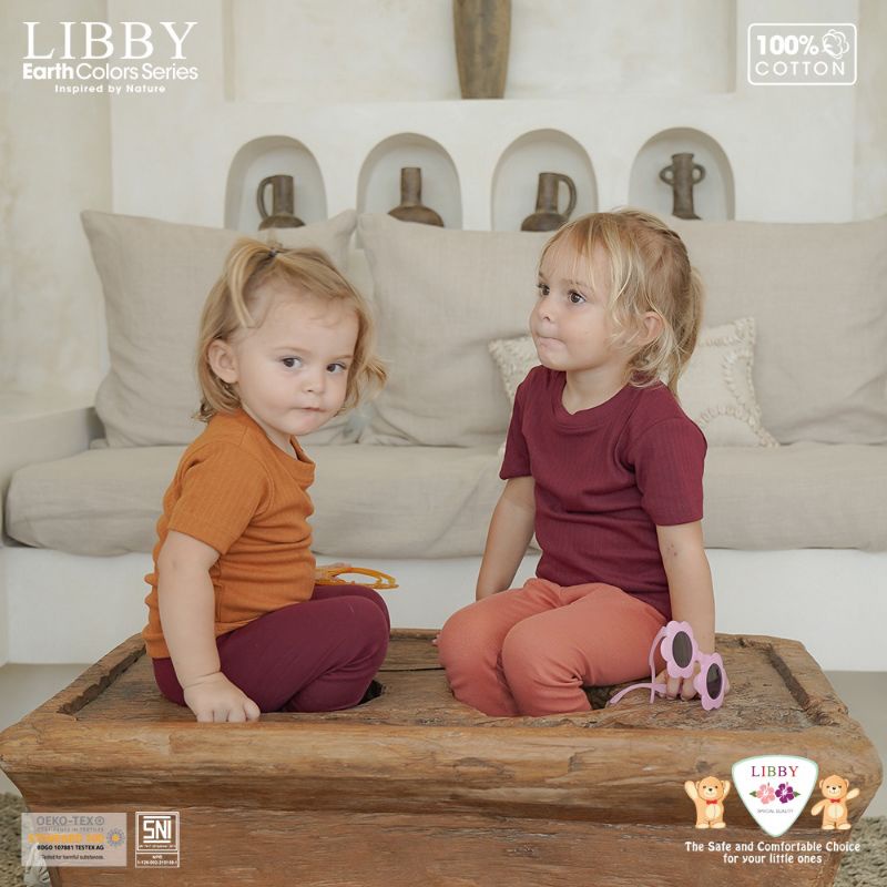 LIBBY earth colors LEGGINGS anak usia 0-6 tahun / legging bayi Libby polos/ leging Libby / celana lejing bayi/ celana panjang legging baby Libby terbaru