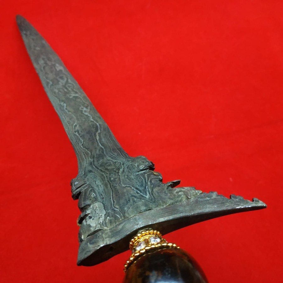 Keris Ombyang Jimbe Koleksi Antik Kamardikan Pamor Kulit Semangka