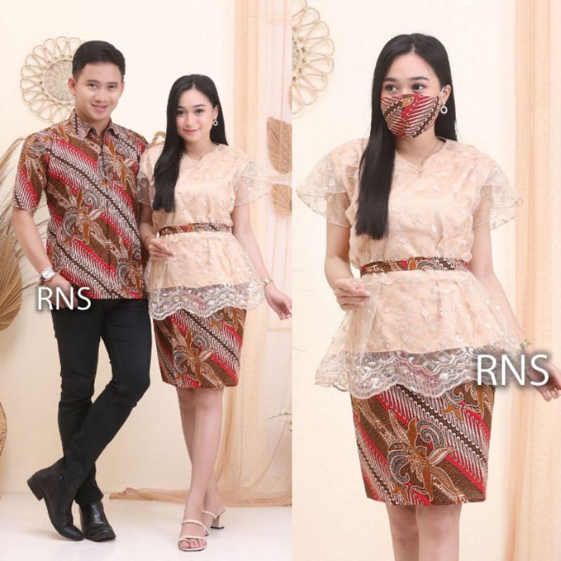 NEW FESHION COUPLE BATIK SET RNB PENDEK DUYUNG RUBI ORI RNS