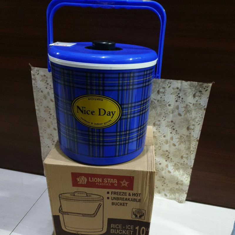 Rice-ice bucket 10 ltr lion star
