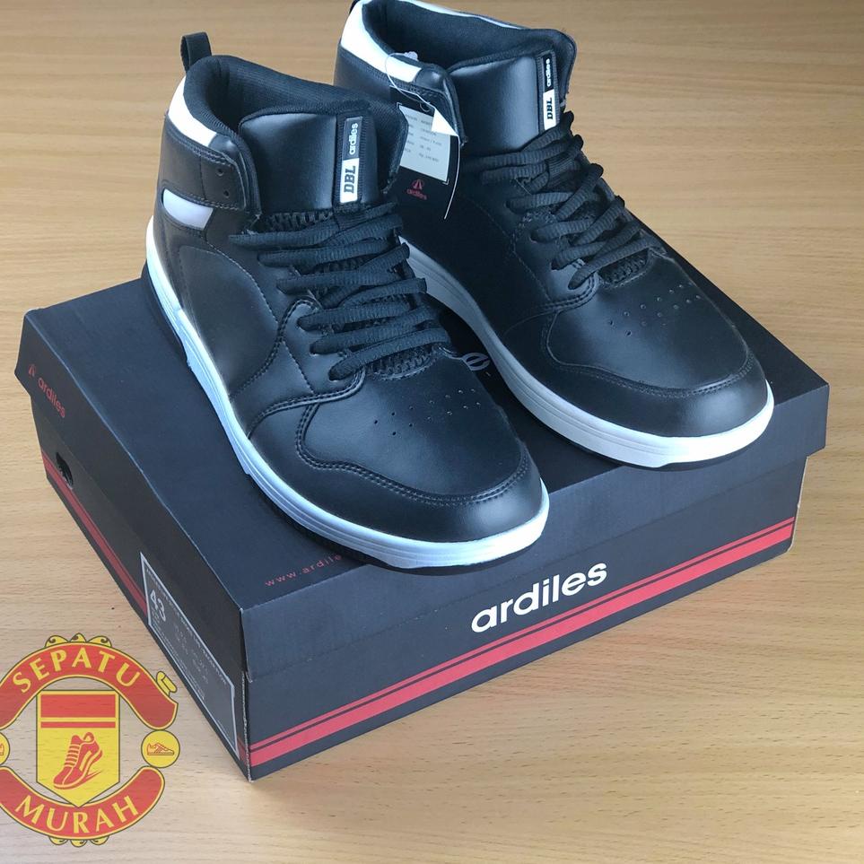Wow Murah Meriah.. Ardiles X DBL Men Crimson Sepatu Basket Hitam Putih