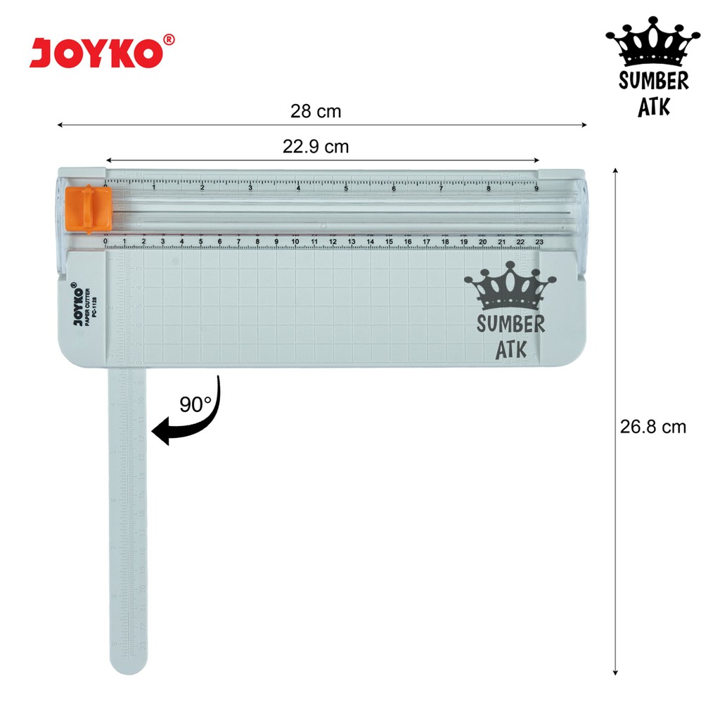 

rtc Pemotong Kertas Paper Cutter Joyko PC-1128 A5