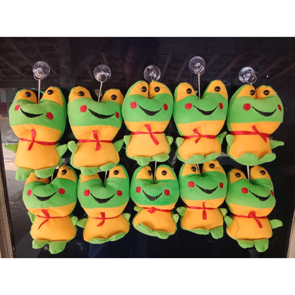 Boneka tempelan kaca isi 10pcs