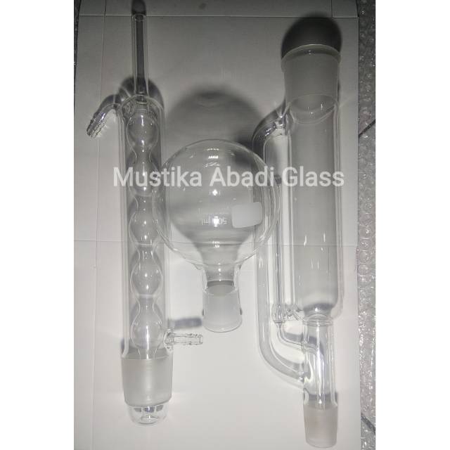 soxhlet extractor apparatus with condenser allihn dan boiling 250 ML Duran