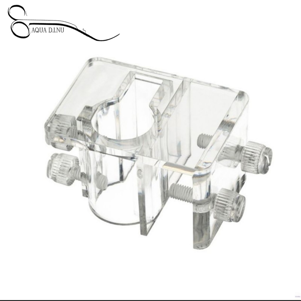 Lily Pipe Holder Bahan Akrilik - Inlet Outlet