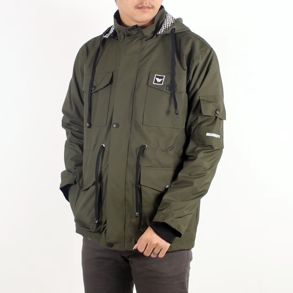 JD- JAKET PARKA PRIA TERBARU / JAKET PARKA TASLAN / JAKET PARKA COWOK ORIGINAL WANGKERS