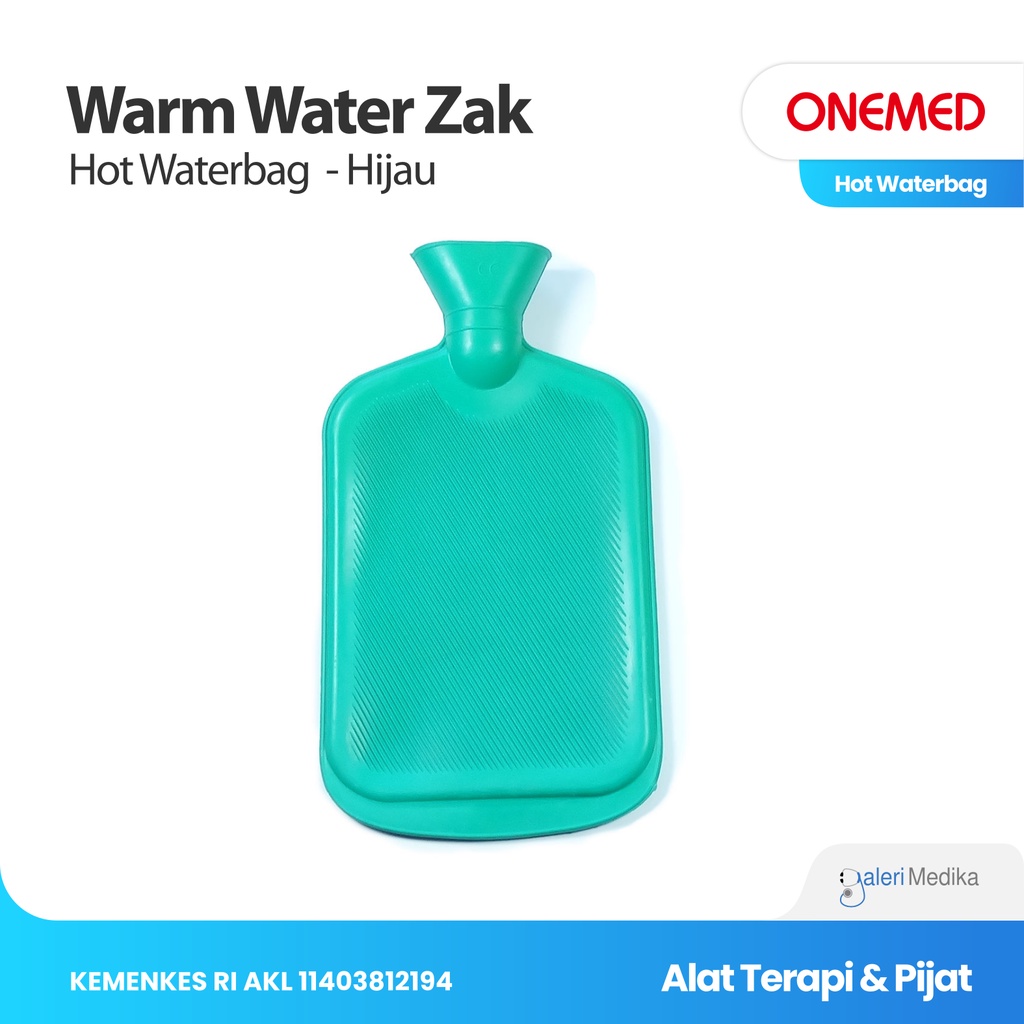 Hot Water Bag / Kompres Panas Dingin Onemed - Hijau