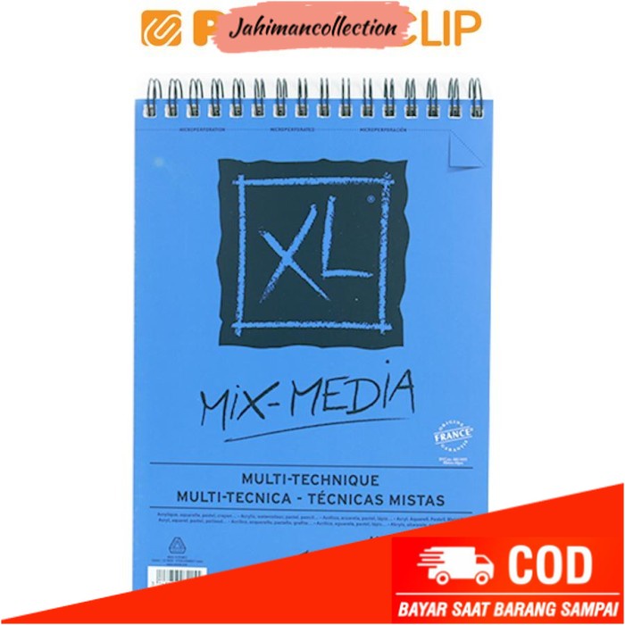 

✨ BISA COD ✨ SKETCH BOOK CANSON 200807215 A4 30S XL MIX