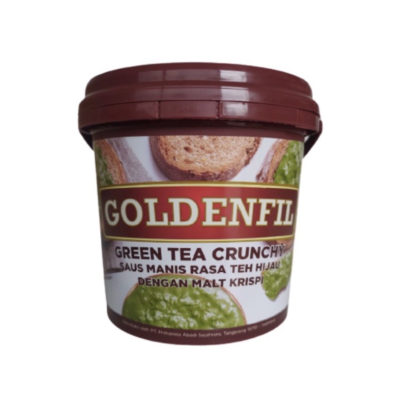 

Goldenfil Greentea Crunchy 1kg / Selai Greentea