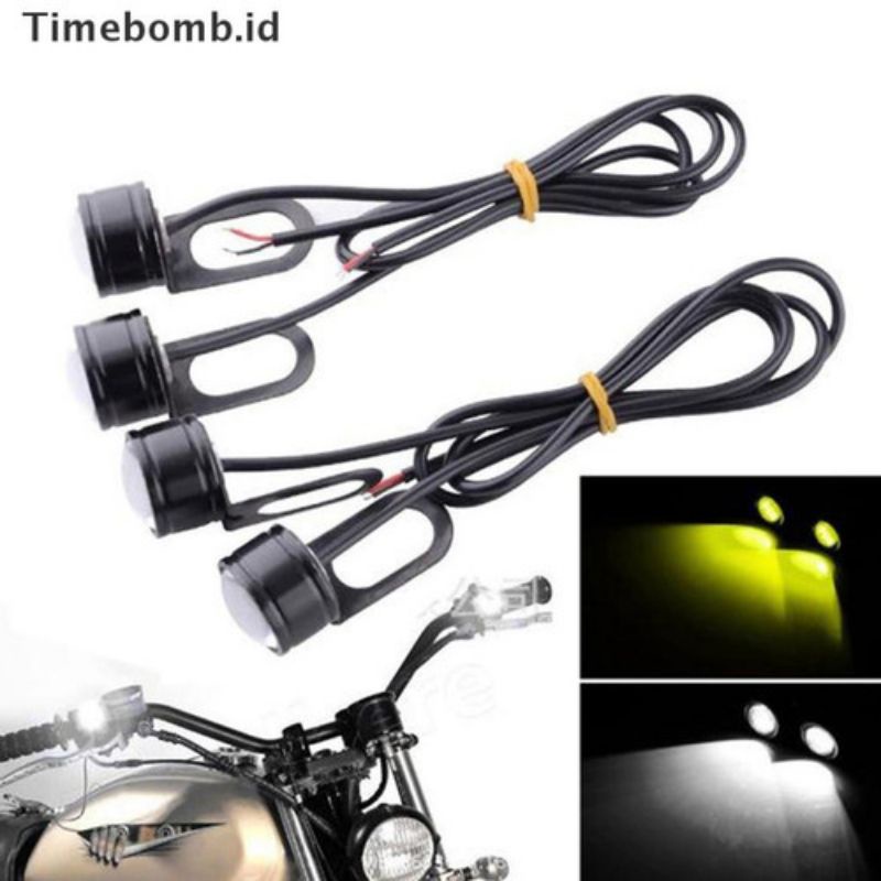 Isi 2 Lampu Led Eagle Eye Spion Motor 3 Mode Kedip Otomatis