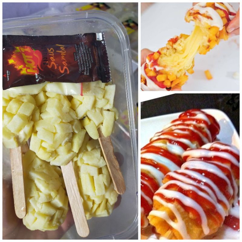 Moztang Mozarela Kentang isi 5pcs