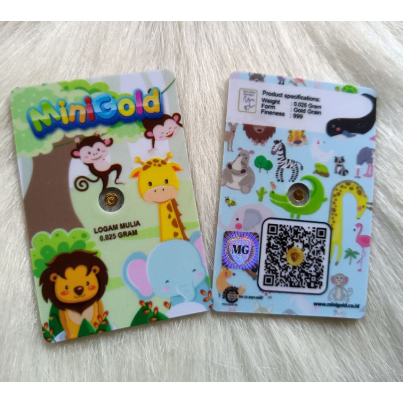 Minigold Kids Series 0,025 Grm dan 0,05 Grm