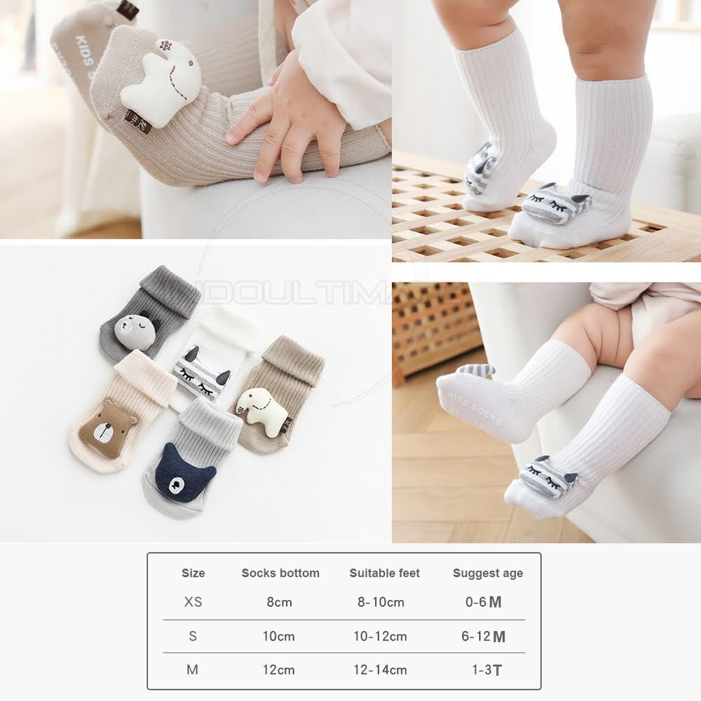 KKA-036 Alas Kaki Pelindung Kaki Kid Sock Anak Foot Cover Kaus Kaki Kaos Kaki Sekolah Kaos Kaki Anak