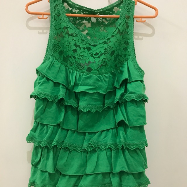 PRELOVED Baju Abercrombie & Fitch Green top